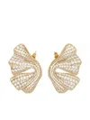 Ferragamo Drape Earrings In Multicolor