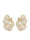 Ferragamo Drape Earrings In Multicolor