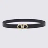 Ferragamo Adjustable Reversible Gancini Smooth Finish Belt