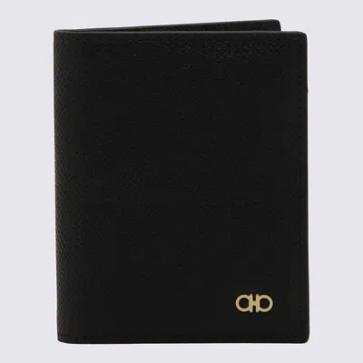 Ferragamo Salvatore  Black Leather Card Holder