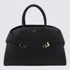 Ferragamo Structured Leather Shoulder Bag