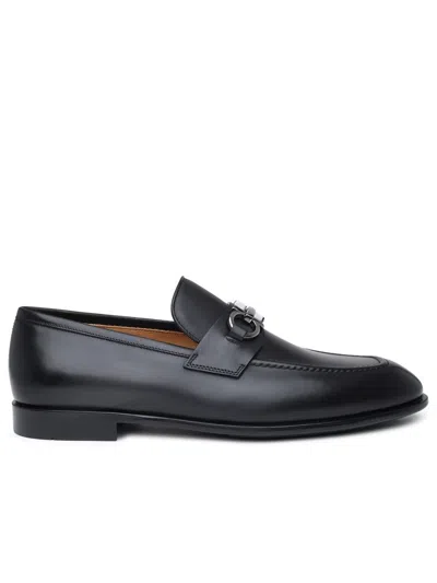Ferragamo Salvatore  Black Leather Loafers