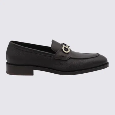 Ferragamo Salvatore  Black Leather Loafers