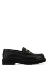 Ferragamo Maryan Chunky Sole Loafers With Gold-tone Hardware