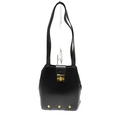 Pre-owned Ferragamo Salvatore  Black Leather Shoulder Bag ()