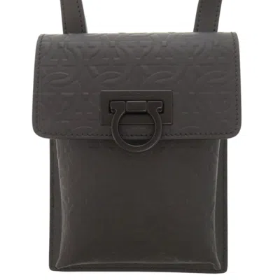 Pre-owned Ferragamo Salvatore  Black Leather Shoulder Bag ()