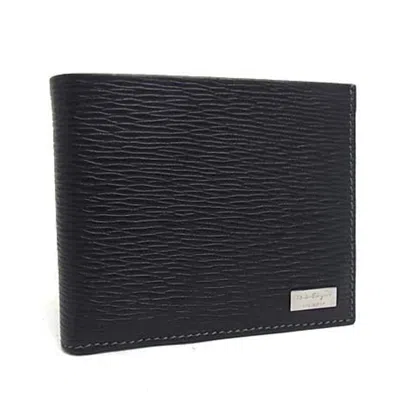 Pre-owned Ferragamo Salvatore  Black Leather Wallet (bi-fold) ()