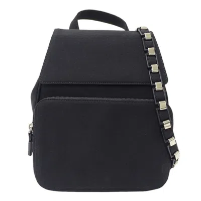 Pre-owned Ferragamo Salvatore  Black Nylon Backpack ()