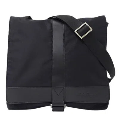 Pre-owned Ferragamo Salvatore  Black Nylon Shoulder Bag ()