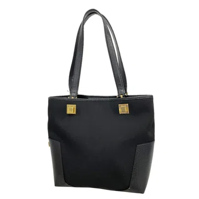 Pre-owned Ferragamo Salvatore  Black Nylon Tote Bag ()