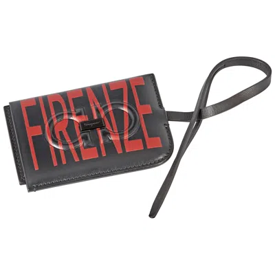 Ferragamo Salvatore  Black/red Men's Firenze Id Holder