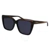 Ferragamo Salvatore  Blue Butterfly Ladies Sunglasses Sf1102s 217 58