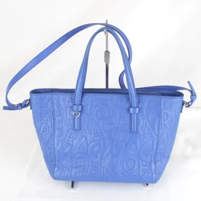 Pre-owned Ferragamo Salvatore  Blue Leather Tote Bag ()