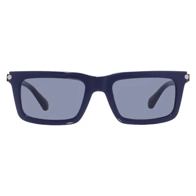 Ferragamo Salvatore  Blue Pilot Men's Sunglasses Sf2015s 414 53