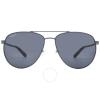 FERRAGAMO SALVATORE FERRAGAMO BLUE PILOT UNISEX SUNGLASSES SF157S 015 60