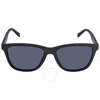 Ferragamo Salvatore  Blue Rectangular Men's Sunglasses Sf998s 002 57 In Black / Blue