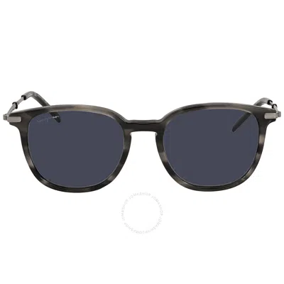 Ferragamo Salvatore  Blue Square Men's Sunglasses Sf1015s 003 52