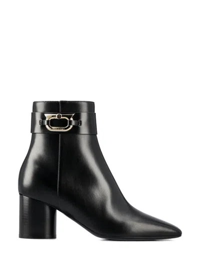 Ferragamo Woman Ankle Boots Black Size 7 Lambskin