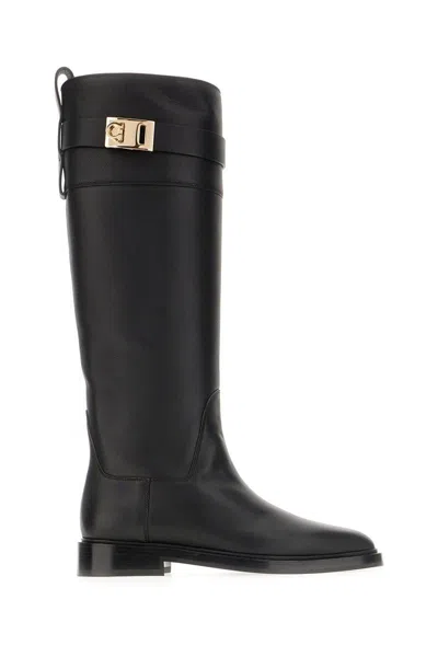 Ferragamo Salvatore  Boots In Black