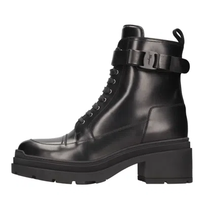 Ferragamo Salvatore  Boots Black In Nero Neri E Grigi