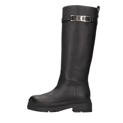Ferragamo Salvatore  Boots Black In Nero Neri E Grigi