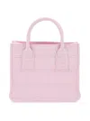 Ferragamo Fabric Structured Handbag Round Handles In Pink