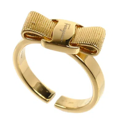 Pre-owned Ferragamo Salvatore  Brass Band Ring ()