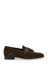 Ferragamo Men's Classic Suede Loafers & Slippers In Brown