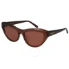 Ferragamo Sf 1103s 232 55mm Womens Cat-eye Sunglasses