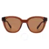 Ferragamo Salvatore  Brown Cat Eye Ladies Sunglasses Sf2000s 232 52