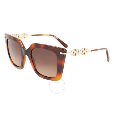 Ferragamo Salvatore  Brown Gradient Butterfly Ladies Sunglasses Sf1041s 238 51