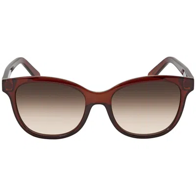 Ferragamo Brown Gradient Square Ladies Sunglasses Sf834s 210 55