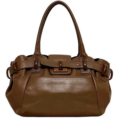 Pre-owned Ferragamo Salvatore  Brown Leather Tote Bag ()