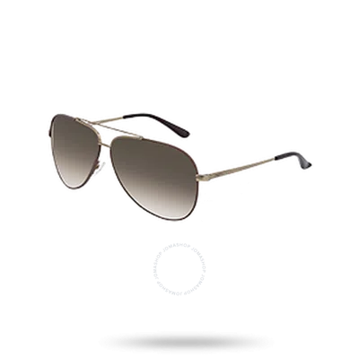 Ferragamo Salvatore  Brown Pilot Unisex Sunglasses Sf131s 211 60