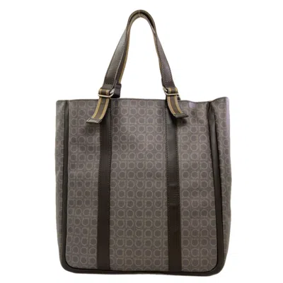 Pre-owned Ferragamo Salvatore  Brown Pvc Tote Bag ()