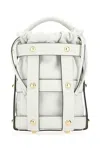 Ferragamo Stud-embellished Bucket Bag In White