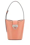 Ferragamo Trifolio Small Bucket Bag In Pink