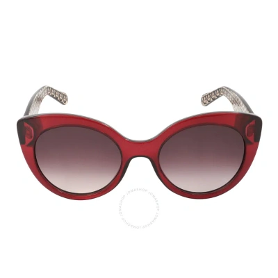 FERRAGAMO SALVATORE FERRAGAMO BURGUNDY GRADIENT BUTTERFLY LADIES SUNGLASSES SF964S 634 54