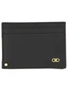 Ferragamo Card Holder "hooks In Black