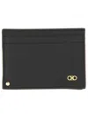 Ferragamo Salvatore  Card Holder "hooks" In Black