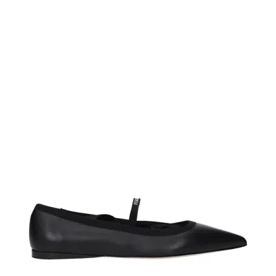 Ferragamo Salvatore  Carice Women's Ballet Flats Leather Black
