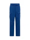 Ferragamo Essential Cargo Pants In Blue