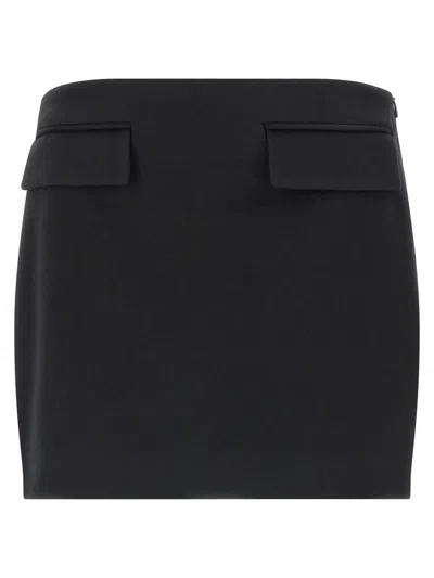 FERRAGAMO SALVATORE FERRAGAMO CASHMERE WOOL SKIRT