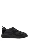 Ferragamo Cassina Gancio Low Top Sneaker In Black