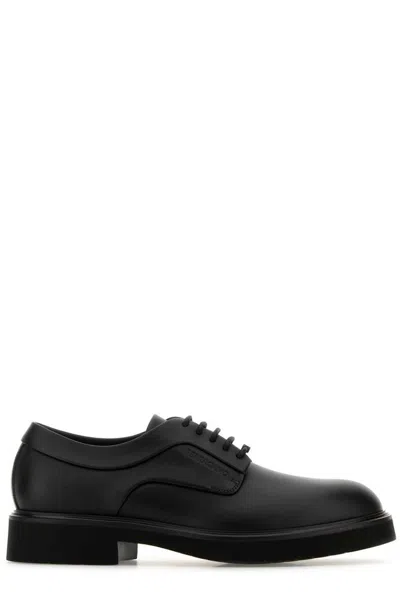 FERRAGAMO FERRAGAMO CERVANTES ROUND TOE LACE