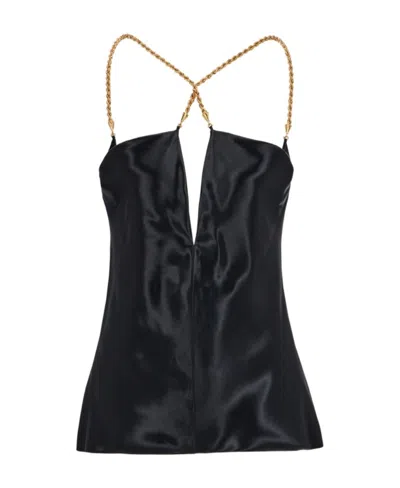 FERRAGAMO SALVATORE FERRAGAMO CHAIN STRAP TOP