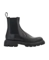 Ferragamo Salvatore  Chunky-sole Ankle Boots In Black