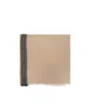 Ferragamo Salvatore  Color Blocked Scarf In Nude