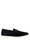 Ferragamo Leather Loafers With Gancini Ornament