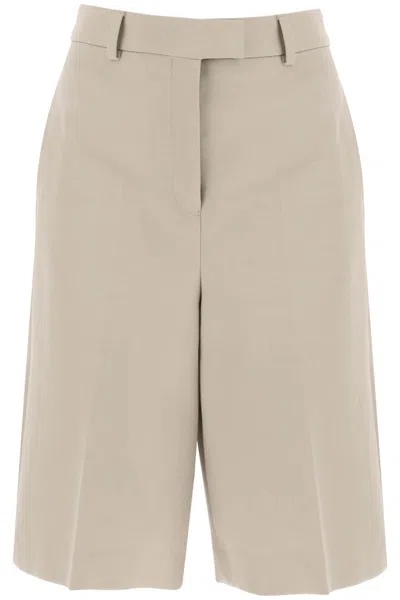 Ferragamo Bermuda Short In Cream